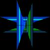 Striped Triangles in Space