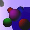 ray-traced spheres