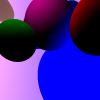 ray-traced spheres