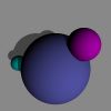 ray-traced spheres