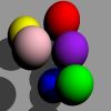 ray-traced spheres