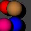 Picture of  Ray-Traced Spheres