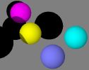 ray-traced spheres