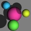 ray-traced spheres