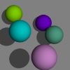 ray-traced spheres