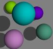 ray-traced spheres