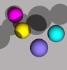 ray-traced spheres