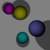 ray-traced spheres