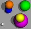 ray-traced spheres