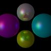 ray-traced spheres