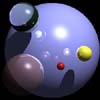 Picture of ray traced spheres