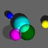 Picture of ray traced spheres