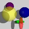 Picture of ray traced spheres