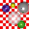 ray-traced spheres