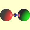 ray-traced spheres