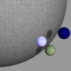 ray-traced spheres