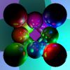 ray-traced spheres