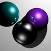 ray-traced spheres