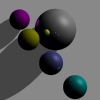 ray-traced spheres