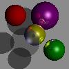 Picture of  Ray-Traced Spheres