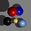 Picture of  Ray-Traced Spheres