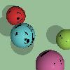 Picture of  Ray-Traced Spheres