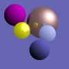 ray-traced spheres