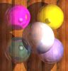 ray-traced spheres