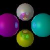 ray-traced spheres