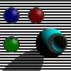 ray-traced spheres