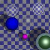 ray-traced spheres