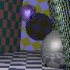 Picture of ray traced spheres