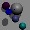 ray-traced spheres