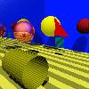 Picture of  Ray-Traced Spheres