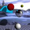 ray-traced spheres