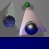 ray-traced spheres