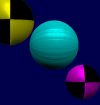 ray-traced spheres