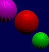 ray-traced spheres