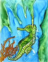 Watercolor of ooze