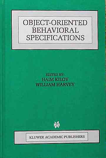 Object-Oriented Behavioral Specifications