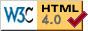 w3c html 4.0 compliant!