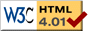 [valid html 4.01]