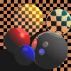 ray-traced spheres