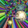 ray-traced spheres