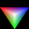Picture of a color triangle