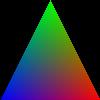 Picture of an RGB Triangle