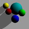 Picture of  Ray-Traced Spheres