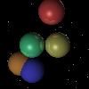 Picture of ray traced spheres