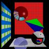 ray-traced spheres