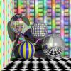 Picture of ray traced spheres and planes